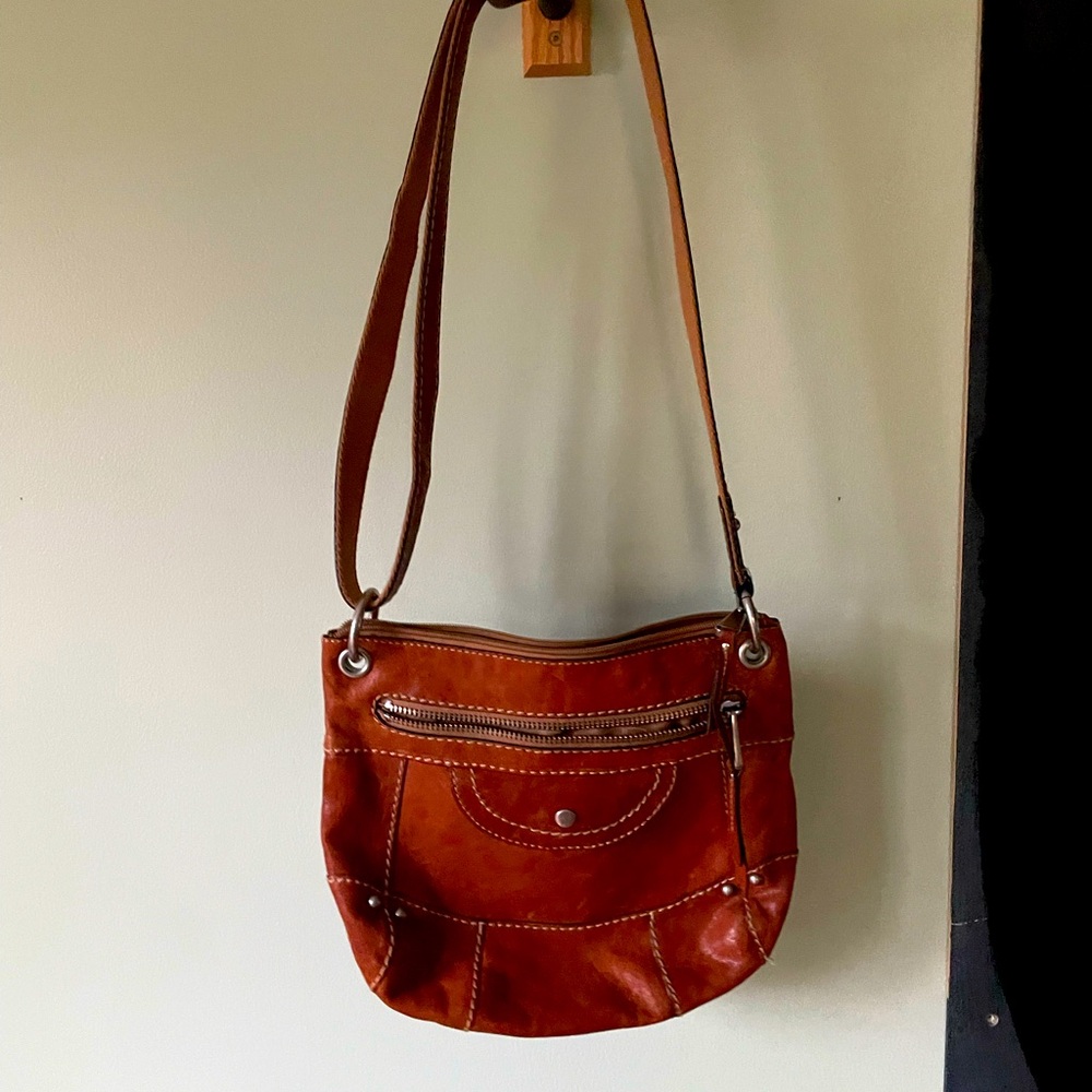 Fossil leather purse